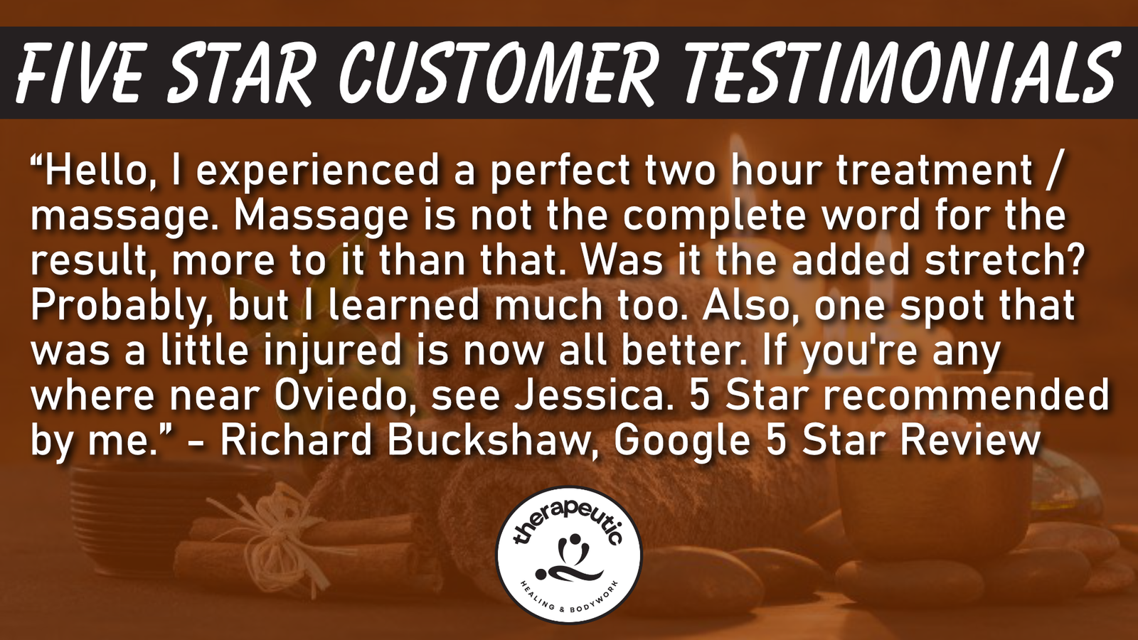 5-Star Massage Therapist in Oviedo |  5-Star Google Review For Jessica Leandro, LMT